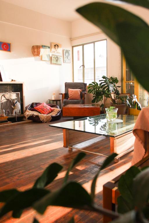 Posezení v ubytování Lima Sol House