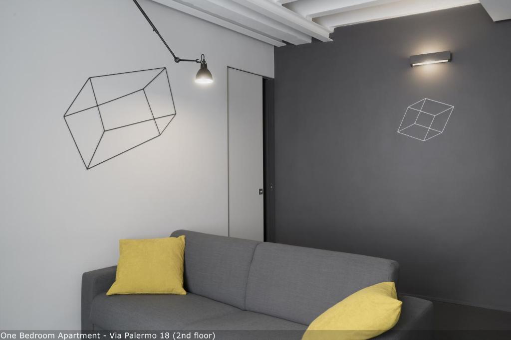 Część wypoczynkowa w obiekcie Brera Apartments