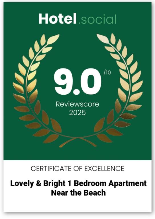 Lovely & bright 1 bedroom apartment near the beach - 一居室公寓