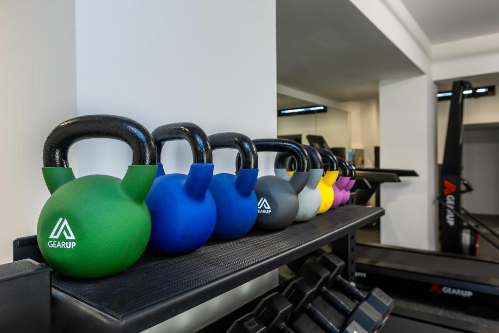 Fitness centrum a/nebo fitness zařízení v ubytování Santo Mangata Boutique Hotel