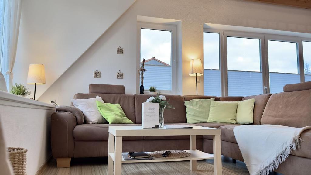 Posezení v ubytování FeWo Harlebriese - Carolinensiel