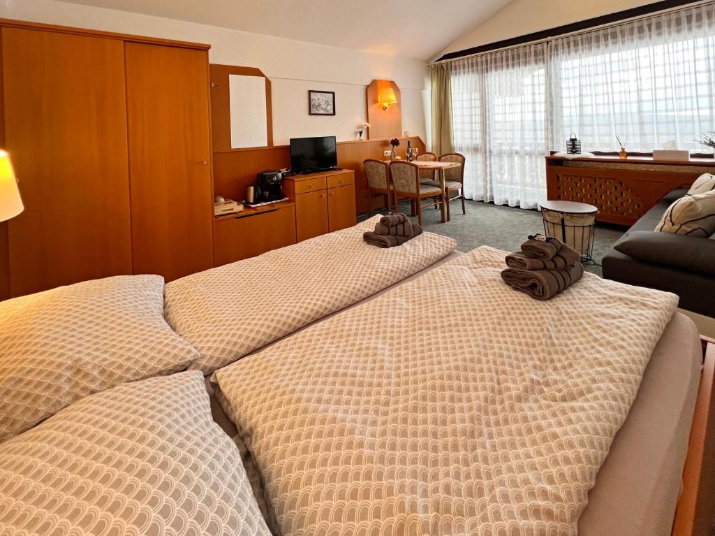 Postel nebo postele na pokoji v ubytování Apartman Mitterdorf