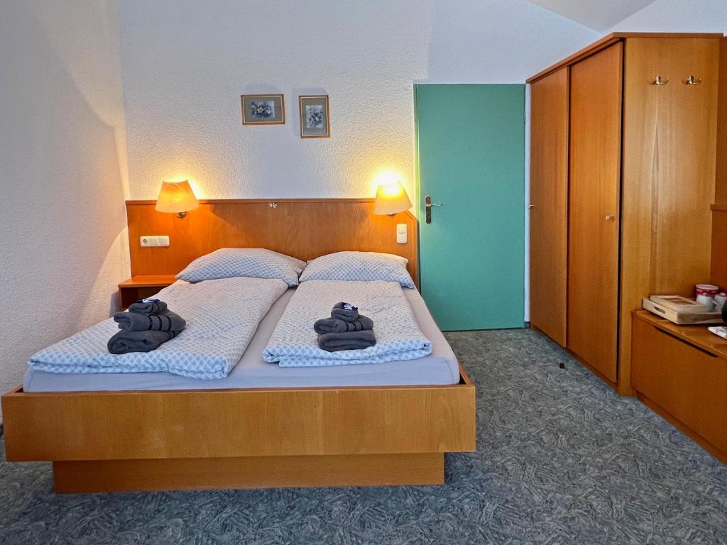 Postel nebo postele na pokoji v ubytování Apartman Mitterdorf