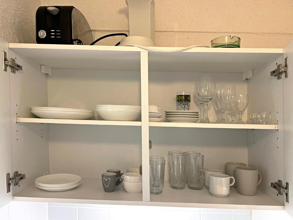 Kuchyň nebo kuchyňský kout v ubytování Apartman Mitterdorf