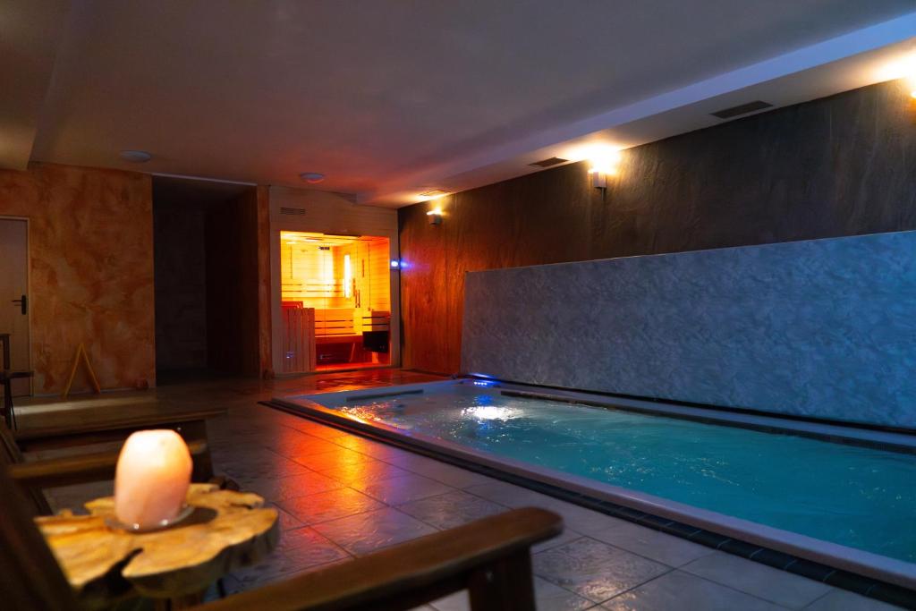 Bazén v ubytování Wellness hotel - Viktorka, herecký dům nebo v jeho okolí