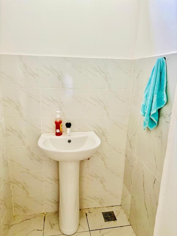 Koupelna v ubytování Seriani homes Diani