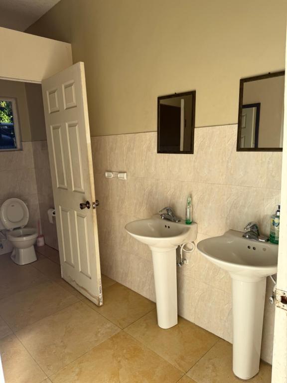 Koupelna v ubytování AYURVEDA RESORT