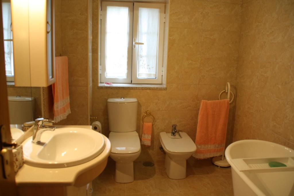 Koupelna v ubytování Castelo dos Sonhos