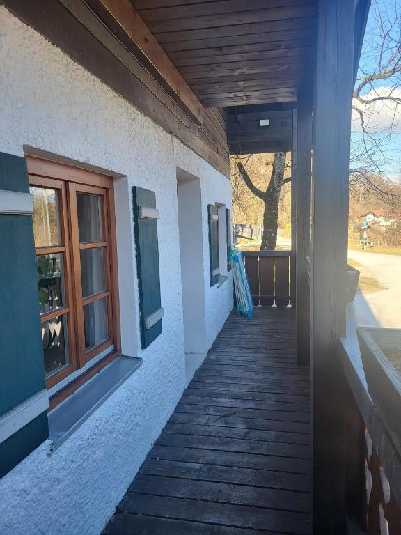 Balkón nebo terasa v ubytování Gasthaus Staufenbrücke