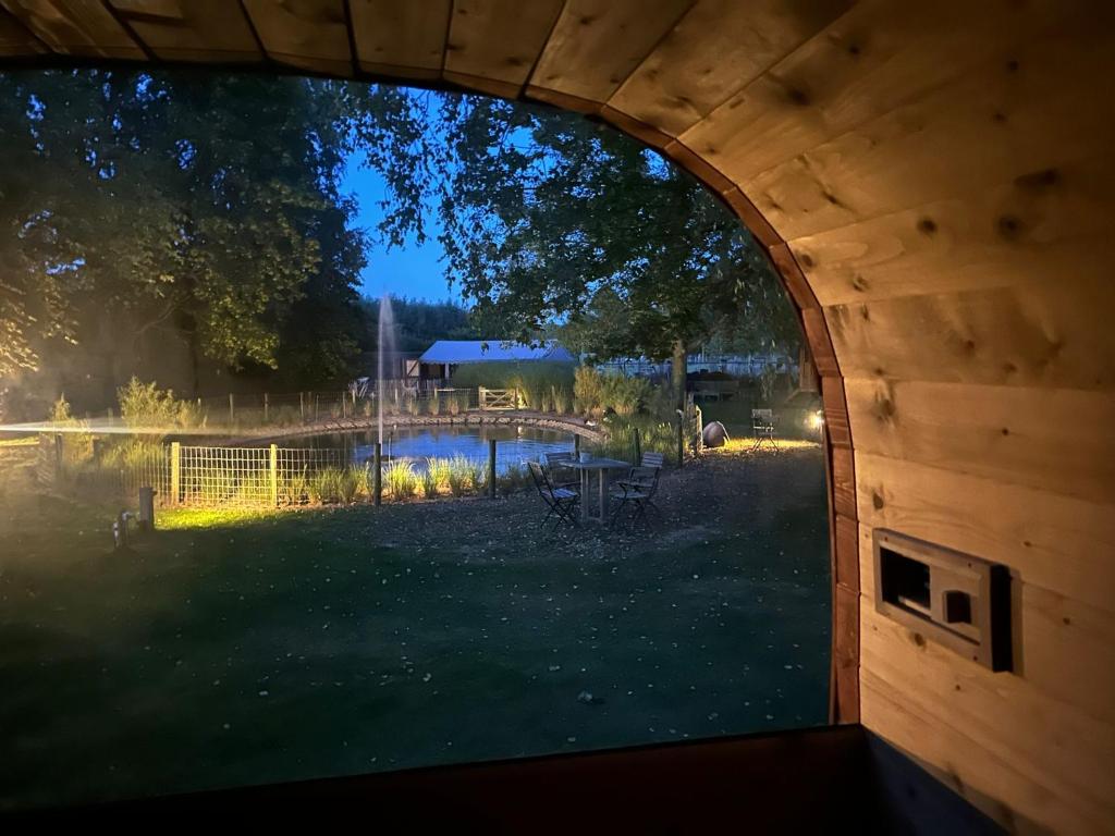 Zahrada ubytování B&B De Alffarhoeve