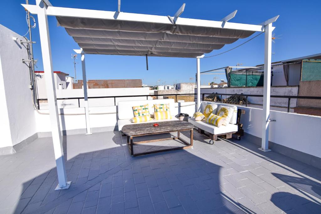 Balkón nebo terasa v ubytování Apartamentos Atlantida