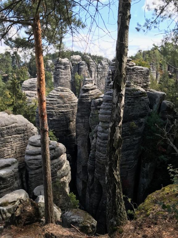 Příroda nedaleko prázdninového domu