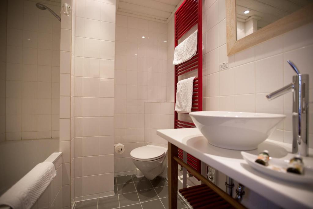 Koupelna v ubytování Hotel Bürkle