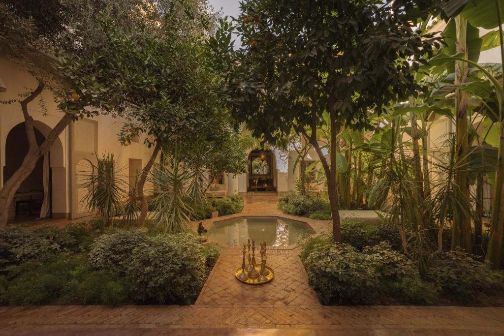 Zahrada ubytování Riad Berbère Marrakech