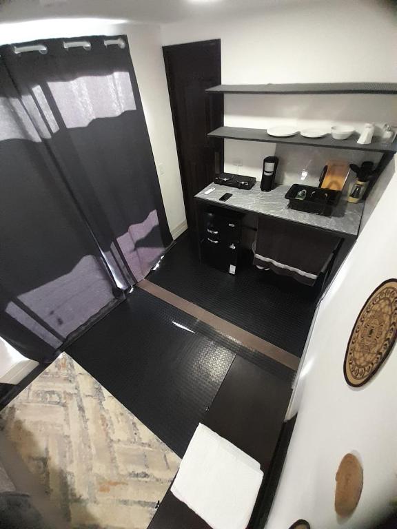 Kuchyň nebo kuchyňský kout v ubytování CASA HARPIA Apartamentos Studio