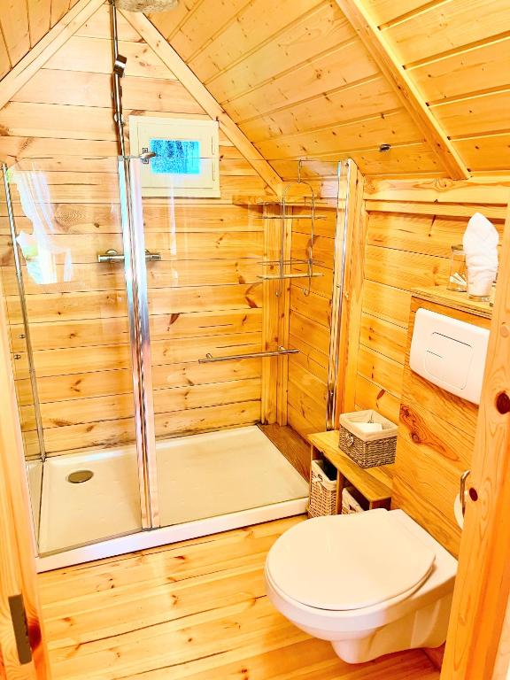 Koupelna v ubytování Le Relais des Anges