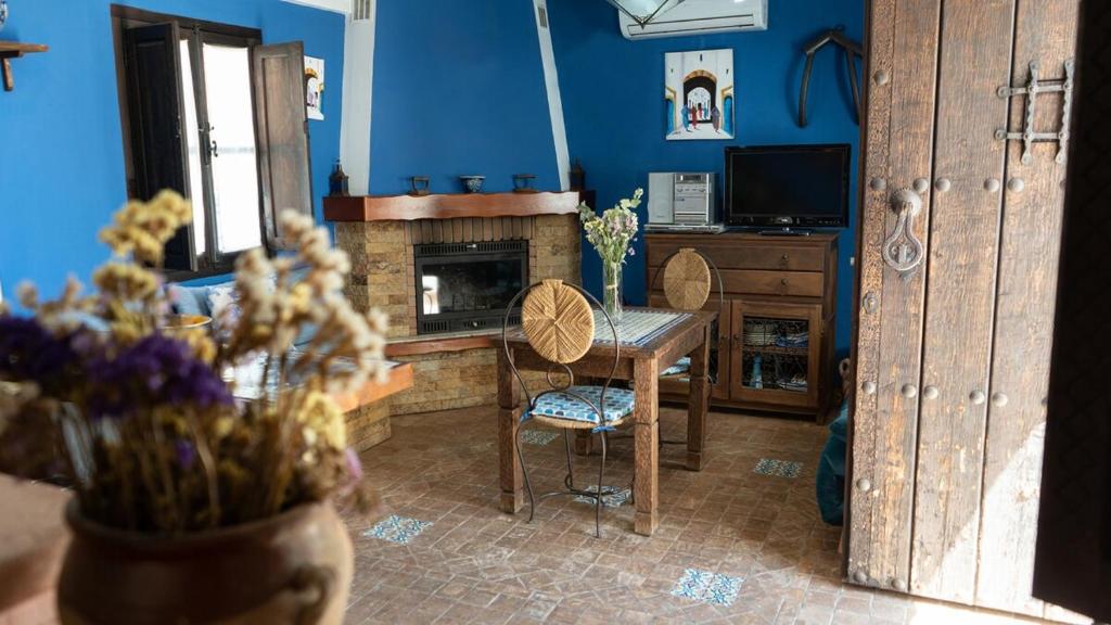 Η κουζίνα ή μικρή κουζίνα στο Casa Azul