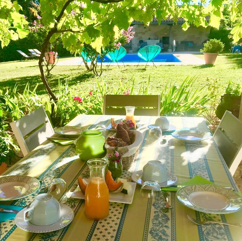 Zahrada ubytování Le Relais des Anges