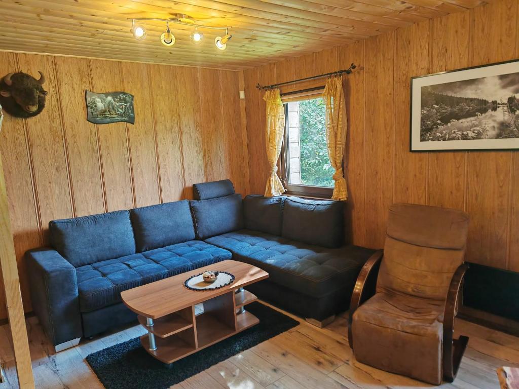 A seating area at Chata Stella