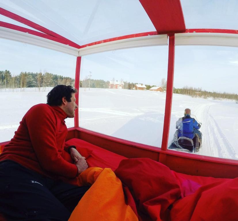 Hosté ubytování Lake Inari Mobile Cabins