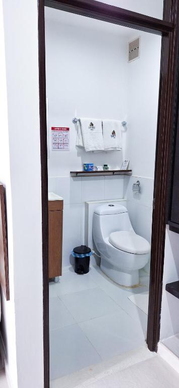 Koupelna v ubytování Hotel Suma Wasi