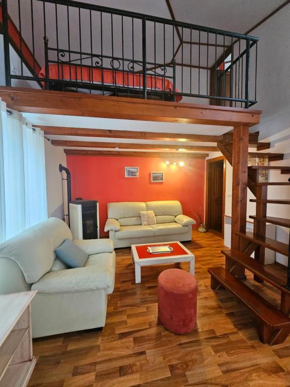 Χώρος καθιστικού στο Apartment Mamma Mia