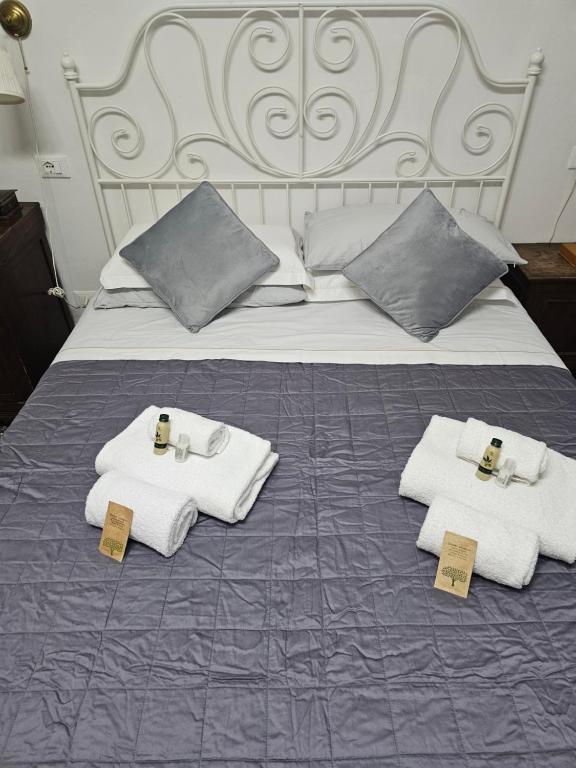 Posteľ alebo postele v izbe v ubytovaní Florence Signoria Apartment