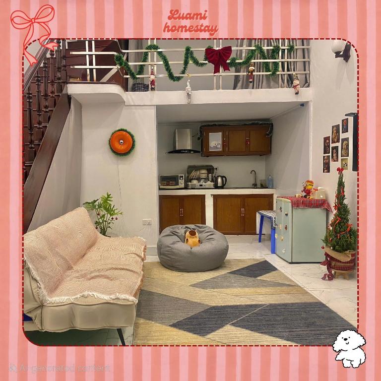 Posezení v ubytování Luami Homestay