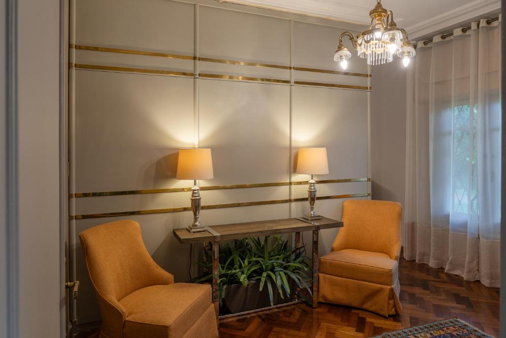 Posezení v ubytování Casa Corbellani