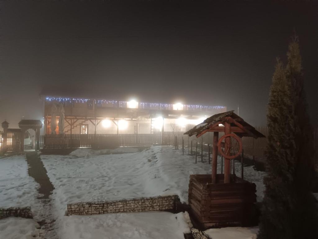 Nimród fogadó v zimě