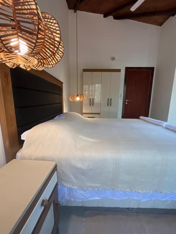 Postel nebo postele na pokoji v ubytování Cabaña 8 vientos