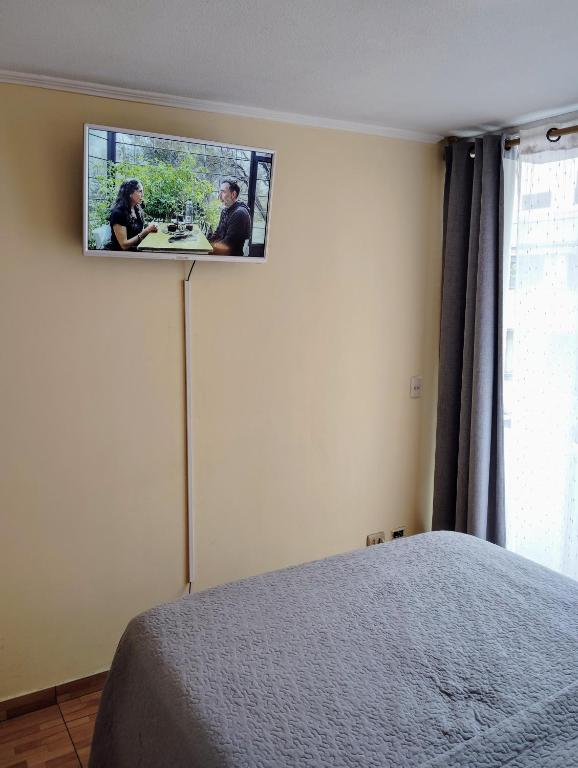 Alojamiento Santiago Centro Chile - Chambre Double Avec Balcon