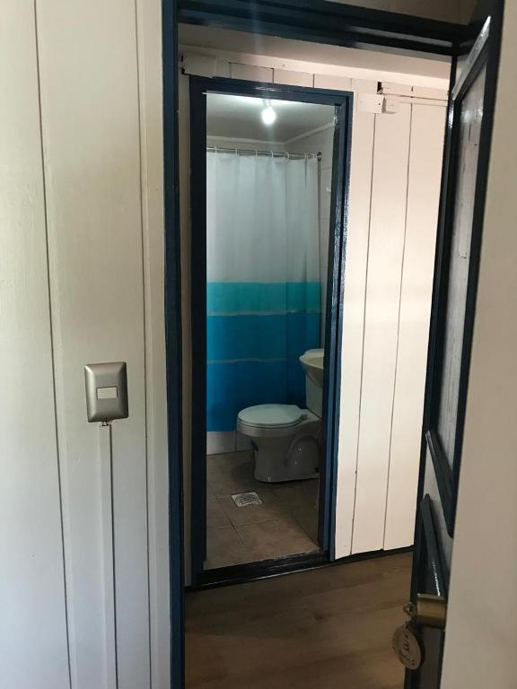 Koupelna v ubytování Hostal Maravillas del Sur