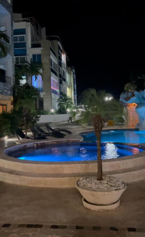 Bazén v ubytování Best ocean view Sosua-Cabarete nebo v jeho okolí