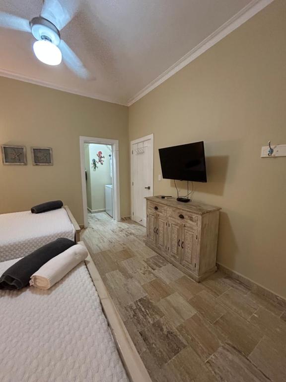 TV a/nebo společenská místnost v ubytování Best ocean view Sosua-Cabarete