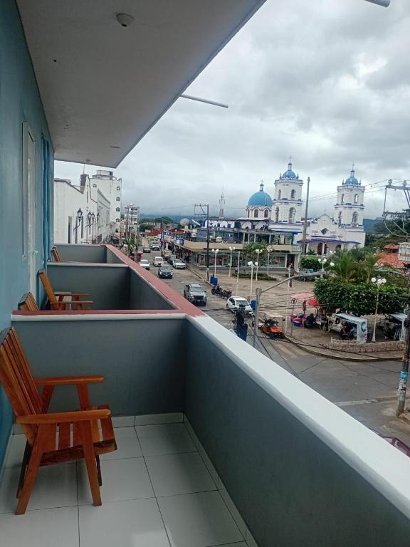 Balkón nebo terasa v ubytování HOTEL ACUARIO CATEMACO