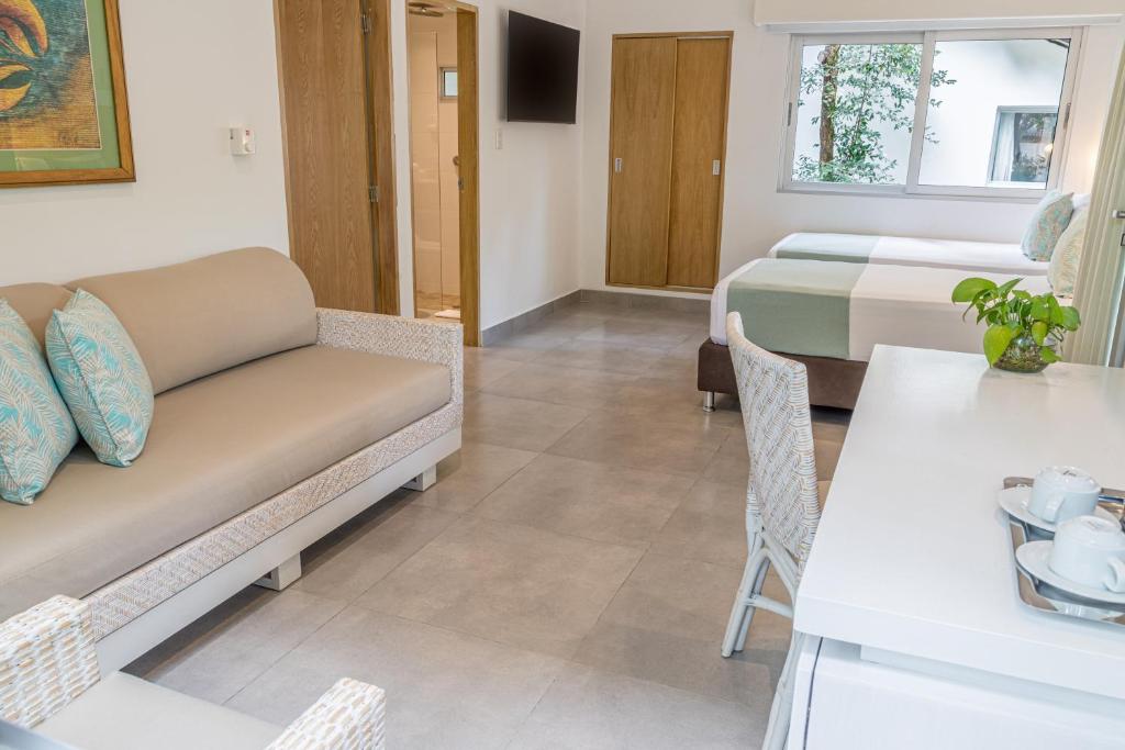 Posezení v ubytování Hotel Irotama Bungalows & Bohios