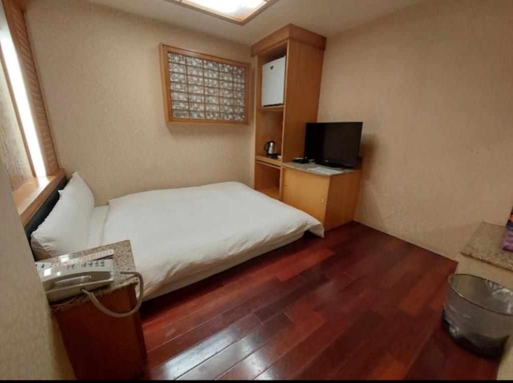 TV a/nebo společenská místnost v ubytování GAWA Hotel