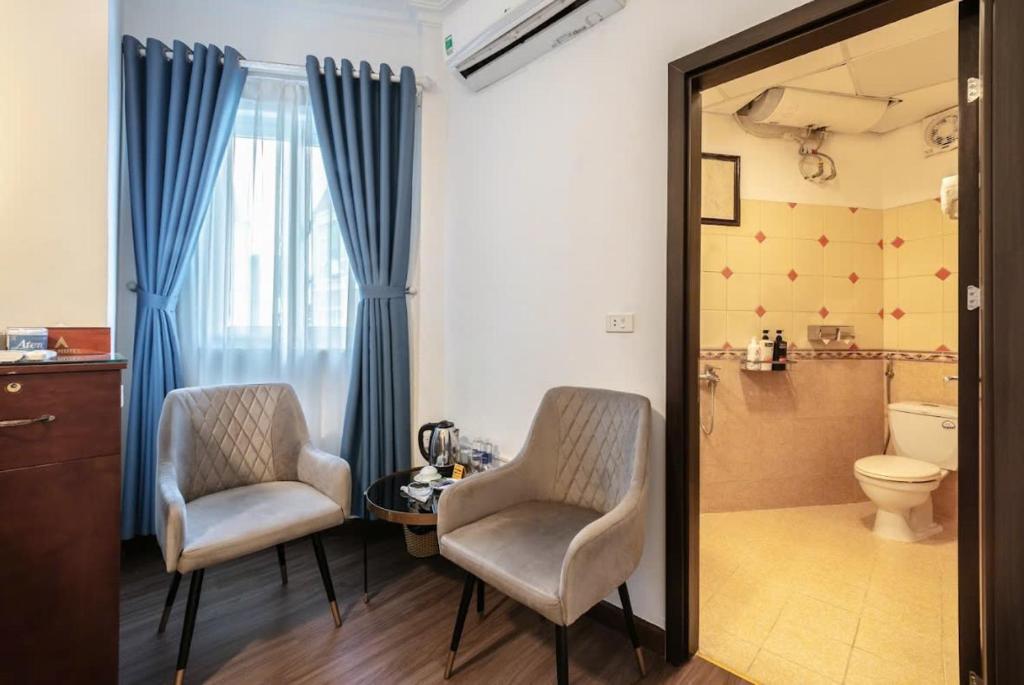 Koupelna v ubytování A25 Hotel - Đội Cấn 1