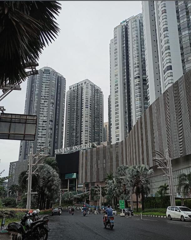 Nespecifikovaný výhled na destinaci Jakarta nebo výhled na město při pohledu z hotelu