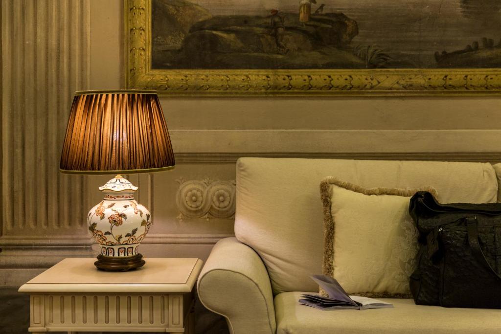 Posezení v ubytování Palazzo Guicciardini