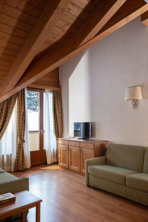 TV a/nebo společenská místnost v ubytování Hotel Residence 3 Signori