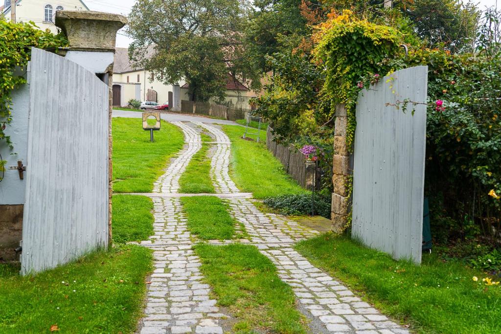 Zahrada ubytování Alte Scheune Rietzschelhof