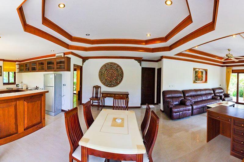 Kuchyň nebo kuchyňský kout v ubytování the ocean resort samui
