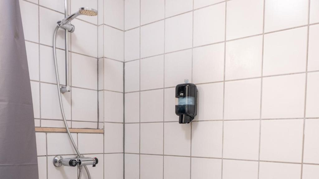 Koupelna v ubytování Hotel Assens