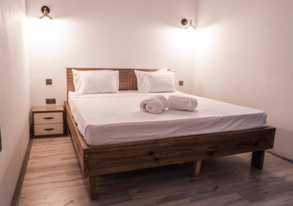 Postel nebo postele na pokoji v ubytování TheLight Villa