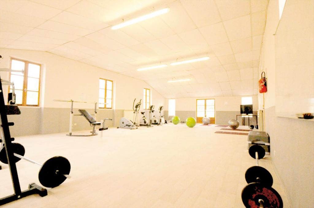 Fitness centrum a/nebo fitness zařízení v ubytování VTF Les Florans