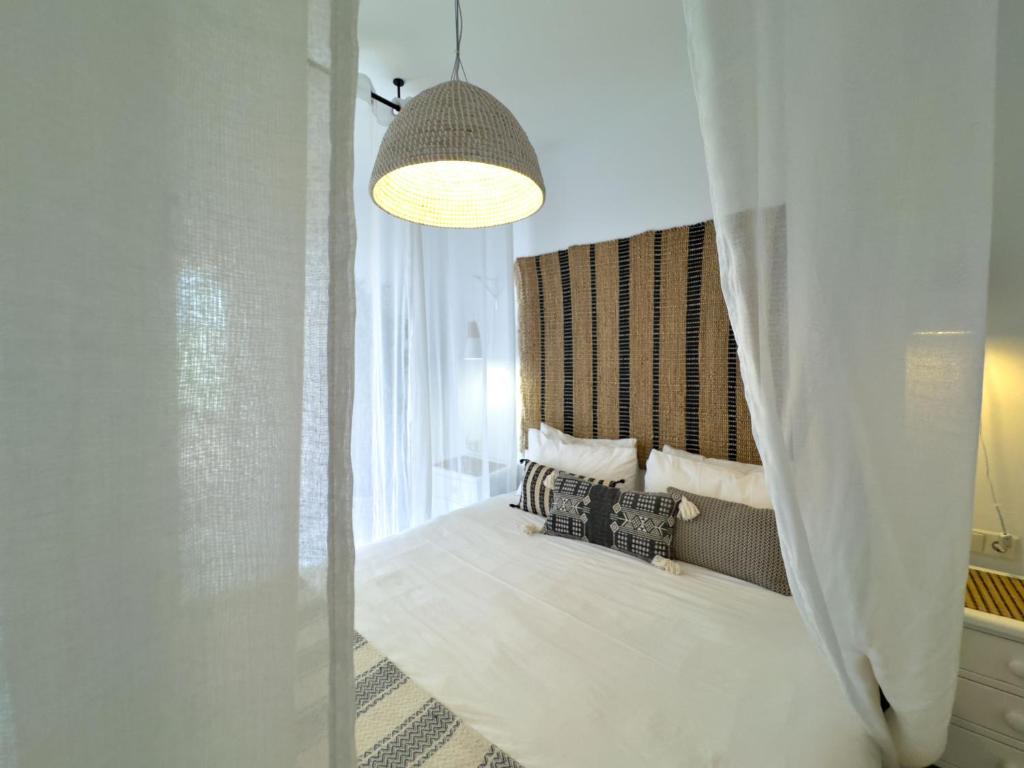 Posteľ alebo postele v izbe v ubytovaní Apartamento Bajo con terraza en Lorcrimar V