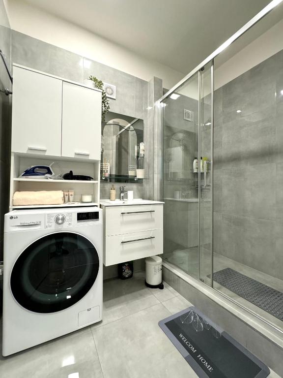 Koupelna v ubytování Modern Apartment City Hideaway