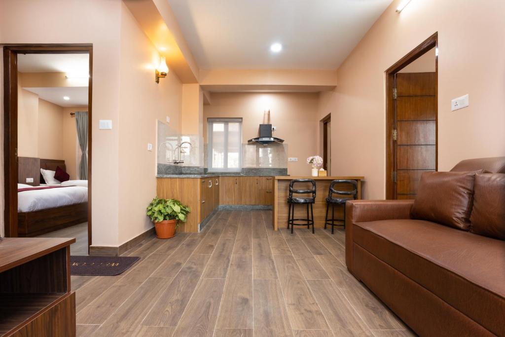 Kuchyň nebo kuchyňský kout v ubytování Mandevilla Home